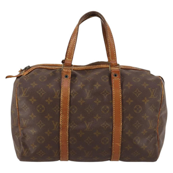 LOUIS VUITTON Monogram Sac Souple 35 Boston Tasche M41626 LV Auth bs29244