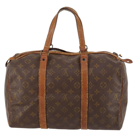 LOUIS VUITTON Monogram Sac Souple 35 Boston Tasche M41626 LV Auth bs29244