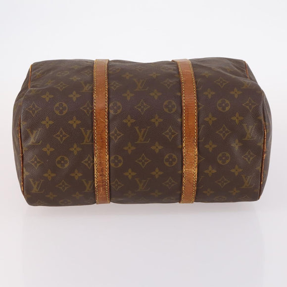 LOUIS VUITTON Monogram Sac Souple 35 Boston Bag M41626 LV Auth bs29244