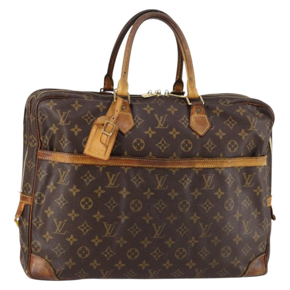 LOUIS VUITTON Monogram Porte Documents Voyage 2 Compartments M53362 Auth bs29245