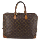 LOUIS VUITTON Monogram Porte Documents Voyage 2 Compartments M53362 Auth bs29245-2