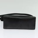 Salvatore Ferragamo Gancini Shoulder Bag Leather Black Gold Auth bs29246-5