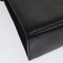 Salvatore Ferragamo Gancini Shoulder Bag Leather Black Gold Auth bs29246-17