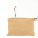 Salvatore Ferragamo Tote Bag Vinyl Leather Brown Beige Silver Auth bs29248-20