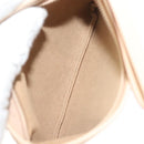 Salvatore Ferragamo Tote Bag Vinyl Leather Brown Beige Silver Auth bs29248-22