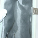 CHANEL Mademoiselle Clutch Bag Lamb Skin Light Blue Silver CC Auth bs29250-15