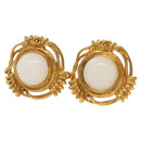 CHANEL Earring metal Gold CC Auth bs29251-1