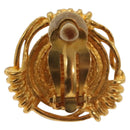 CHANEL Earring metal Gold CC Auth bs29251-4
