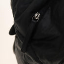 CHANEL Boston Bag Coated Canvas Black Silver CC Auth bs29253-9