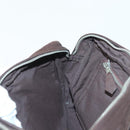 HERMES Akapu Luco Waist Bag Canvas Leather Brown Auth bs29254-18