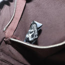 HERMES Akapu Luco Waist Bag Canvas Leather Brown Auth bs29254-20