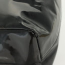 PRADA Hand Bag Patent leather Black Silver Auth bs29257-10