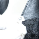 PRADA Hand Bag Patent leather Black Silver Auth bs29257-20