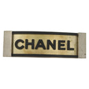 CHANEL Valletta Metal Rubber Black Silver CC Auth bs29259-2