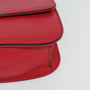 VALENTINO Studs Chain Shoulder Bag Leather Pink Gold Auth bs29260-14