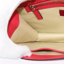 VALENTINO Studs Chain Shoulder Bag Leather Pink Gold Auth bs29260-20