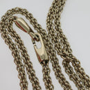 VALENTINO Studs Chain Shoulder Bag Leather Pink Gold Auth bs29260-8