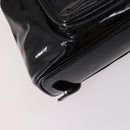 GUCCI Bamboo Backpack Enamel Black Gold 003 2058 0030 Auth bs29262-13