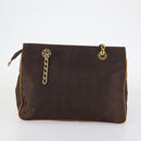 MCM Vicetos Logogram Backpack Leather Nylon 2Set Brown Black Auth bs29265-11