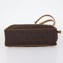 MCM Vicetos Logogram Backpack Leather Nylon 2Set Brown Black Auth bs29265-16