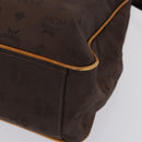 MCM Vicetos Logogram Backpack Leather Nylon 2Set Brown Black Auth bs29265-17