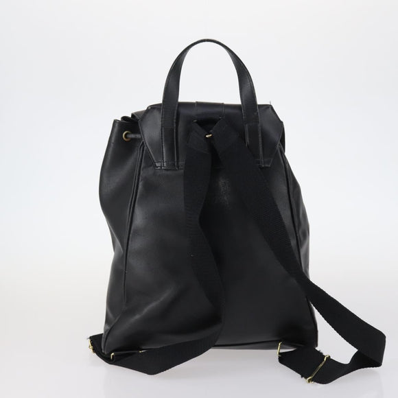 MCM Vicetos Logogram Backpack Leather Nylon 2Set Brown Black Auth bs29265