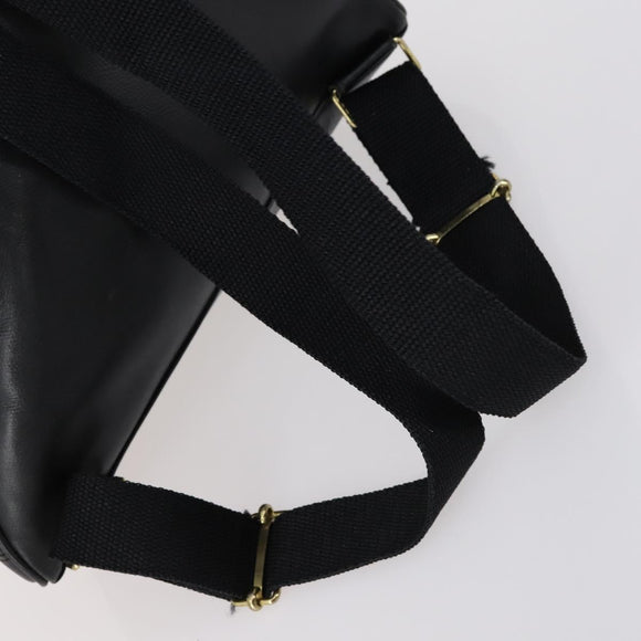 MCM Vicetos Logogram Backpack Leather Nylon 2Set Brown Black Auth bs29265