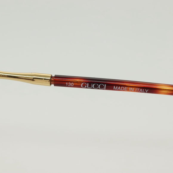 GUCCI Sunglasses Plastic Metal 2Set Brown Black Auth bs29266