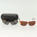 GUCCI Sunglasses Plastic Metal 2Set Brown Black Auth bs29266-19