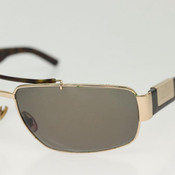 GUCCI Sunglasses Plastic Metal 2Set Brown Black Auth bs29266