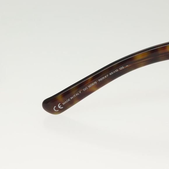 GUCCI Sunglasses Plastic Metal 2Set Brown Black Auth bs29266