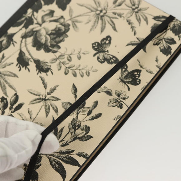 GUCCI Note White Black Auth bs29267