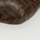 FENDI Zucca Canvas FILA Collaboration Waist Bag Coated Canvas Auth bs29270-10