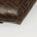 FENDI Zucca Canvas FILA Collaboration Waist Bag Coated Canvas Auth bs29270-16
