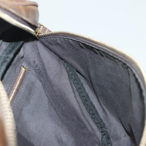 FENDI Zucca Canvas FILA Collaboration Waist Bag Coated Canvas Auth bs29270