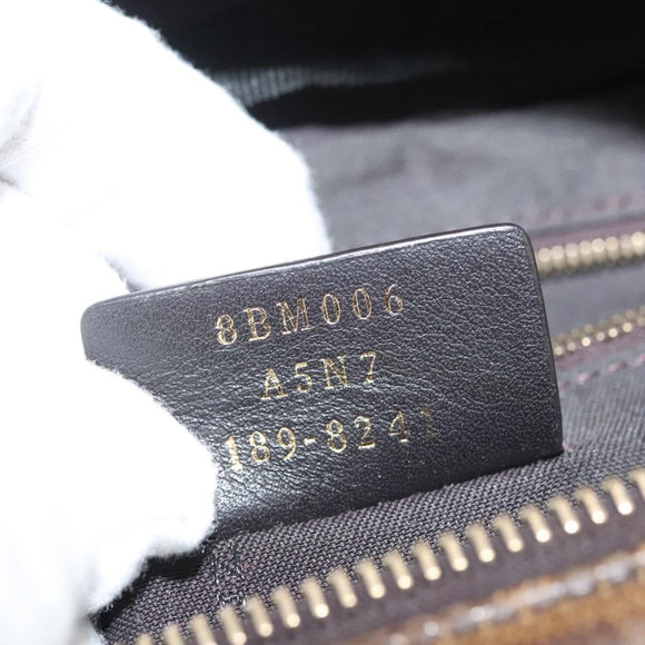 FENDI Zucca Canvas FILA Collaboration Waist Bag Coated Canvas Auth bs29270