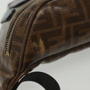 FENDI Zucca Canvas FILA Collaboration Waist Bag Coated Canvas Auth bs29270-7