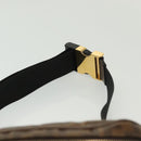 FENDI Zucca Canvas FILA Collaboration Waist Bag Coated Canvas Auth bs29270-14