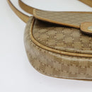 CELINE Macadam Canvas Shoulder Bag PVC Beige Gold Auth bs29271-10