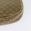 CELINE Macadam Canvas Shoulder Bag PVC Beige Gold Auth bs29271-13