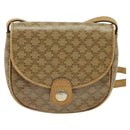 CELINE Macadam Canvas Shoulder Bag PVC Beige Gold Auth bs29271-2