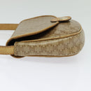 CELINE Macadam Canvas Shoulder Bag PVC Beige Gold Auth bs29271-4