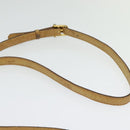 CELINE Macadam Canvas Shoulder Bag PVC Beige Gold Auth bs29271-8