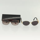FENDI Sunglasses plastic metal 2Set Brown Black Auth bs29273-18