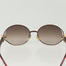 FENDI Sunglasses plastic metal 2Set Brown Black Auth bs29273-3