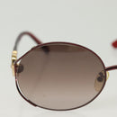FENDI Sunglasses plastic metal 2Set Brown Black Auth bs29273-4