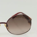 FENDI Sunglasses plastic metal 2Set Brown Black Auth bs29273-5