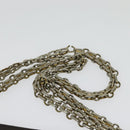 CHANEL Chain Hand Bag Leather Brown gold CC Auth bs29274-14