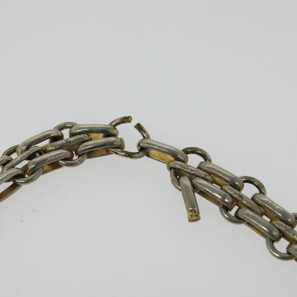 CHANEL Chain Hand Bag Leather Brown gold CC Auth bs29274