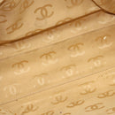 CHANEL Tote Bag Caviar Skin Beige Gold CC Auth bs29277-15